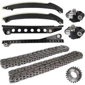 KUSATEC 9-0391SB Timing Chain Kit w/Chain Tensioner Guide Rail Sprocket for Ford F150 F250 F350 Super Duty Heritage E150 E250 E350 Econoline Club Wagon Excursion Expedition Lincoln Mark LT Navigator