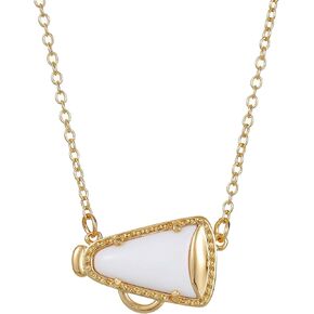 Cheer Necklace Cheerleading Necklace for Women Coach Mom Cheer Cheerleader Gift Cheerleading Accessories Stuff Cheerleading Coach Gift Charm Necklace