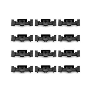 Headlight Trim Ring Clips Black Fit for Mini Cooper R55 R56 R57 R58 R59 R60 F56 F60 Replace 51132752145 12Pcs