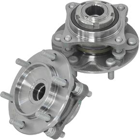 BRTEC 950-004 2WD Front Wheel Hub and Bearing Assembly for Toyota FJ Cruiser 2007-2009 / Hilux 2005-2017 / Tacoma 2005-2019 6 Lug