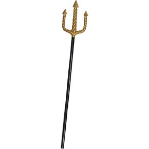 Spear Toy Gold Poseidon Trident Adult 53 Inch Plastic Halloween Costume Prop Adult Kids Role Play