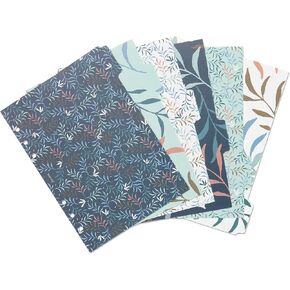 Filofax Organizer Accessory, A5 Size, Botanical Collection, Organizer Dividers with Tabs, Set of Six (B132811)