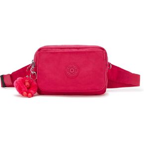 Kipling Womens Abanu Multi Crossbody Bag, Lightweight, Adjustable Nylon Waist Pack with Multi-Compartment Zip Pockets