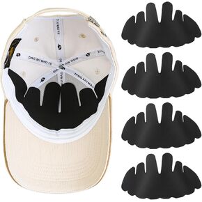 Hat Shaper Insert - Hat Shapers for Caps - Hat Form Shaper with Unique Cave Design - Inner Layer with EVA Fabric, Outer Layer with Polyester - Easy-to-Use Hat Reshaper for Baseball Cap, Sun Hat Black