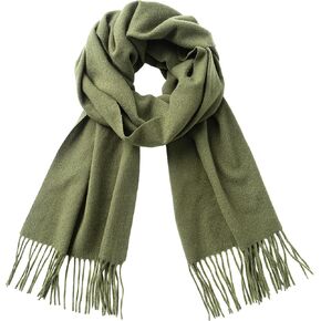 CALVIN & OLIVIA Ultra Soft Cashmere Feel Scarf Unisex Classic Tartan Plaid Multi-Color Winter Scarves for Men Women