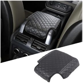 Center Console Armrest Cover Compatible with Land Rover Defender 90/110/130 2020-2023 Accessories, Comfortable Leather Armrest Box Pad Cushion Protector (A Style)