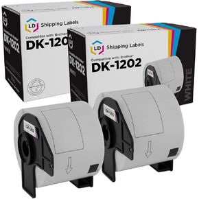 LD Products Product Compatible Replacement Labels for Brother DK-1202 2.4 in x 3.9 (300 Labels, 2-Pack) QL-1050 QL-1050N QL-500 QL-550 QL-570VM QL-650TD QL-700 QL-710W QL-720NW and More