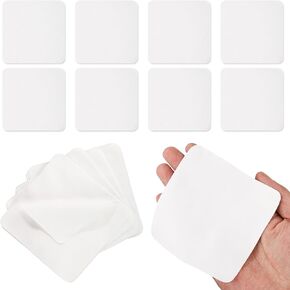 20pcs Chamois Cloths, 3.9x3.9 Inch Pottery Tools Chamois Soft Chamois Cleaning Cloth Multifunctional Chamois Cloth Pottery Chamois Pottery Tools for Ceramic Craft Supplies