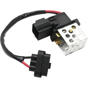 Car Engine Cooling Fan Resistor, Replacement for Ford Mustang 2005-2010, Replace 7R3Z8L603A 7R3Z-8L603-A, Motor Blower Resistor Radiator Assembly