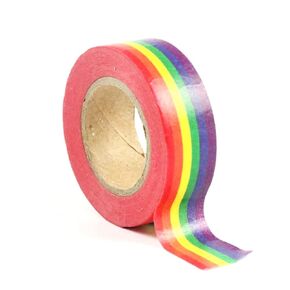 Paper & Quartz Vivid Rainbow Stripe Washi Tape