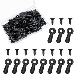120Pcs Picture Frame Backing Clips,Picture Frame Turn Button with 120 Pcs Screws Picture Frame Hardware Backing Clips to Hold Picture Photo Painting Poster in Frame Picture Frame Back Fasteners