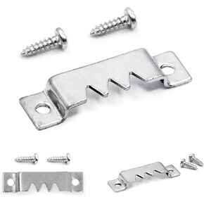 Heavy Sawtooth Hangers with Screws - 50 Pack - Heavy Picture Hangers - Picture Hang Solutions