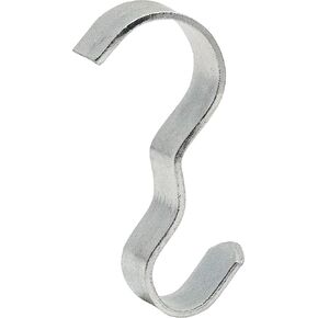 Picture Rail Hooks Silver Finish - 25 Pack - Picture Rail Hangers - Wide Molding Hooks