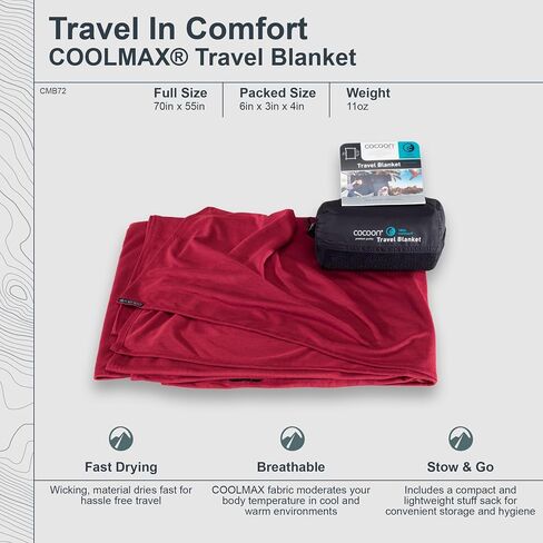 Cocoon - Premium - Coolmax Travel Blanket in Kuwait