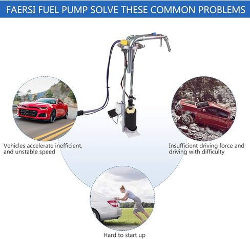 استبدال مضخة الوقود FAERSI # E3622S متوافق مع 1996-1997 Chevy | جي إم سي C1500 C2500 C3500 K1500 K2500 K3500 V6 V8 4.3L 5.0L 5.7L 7.4L وحدة الجمعية in Kuwait