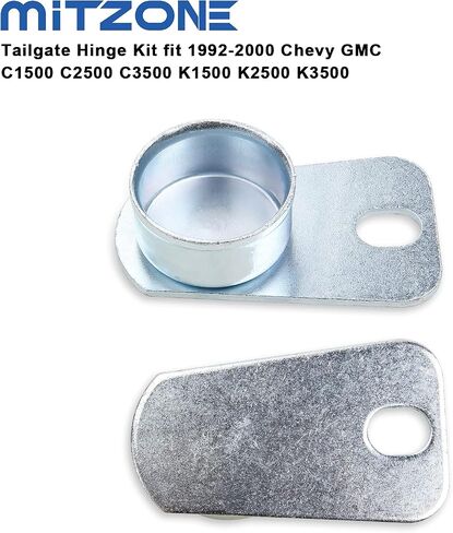 مجموعة مفصلات الباب الخلفي من MITZONE متوافقة مع 1992-2000 Chevy GMC C1500 C2500 C3500 K1500 K2500 K3500 استبدال # 15521579 15603558 15691087 15691088 in Saudi Arabia