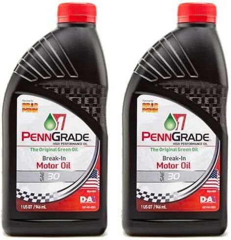 PENN GRADE 1، 71206، الزيت المتكسر SAE 30، يعمل مع محركات الديزل والبنزين، 1 كوارت (12 عبوة) in Saudi Arabia