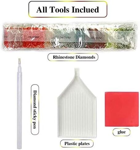 Muyankissu Diamond Art Kits for Adults DIY 5D Christmas Santa Claus Diamond Art Paint with Diamonds Full Drill Gem Art Painting Kit for Home Wall Decor Gifts 12x16inch … in Kuwait