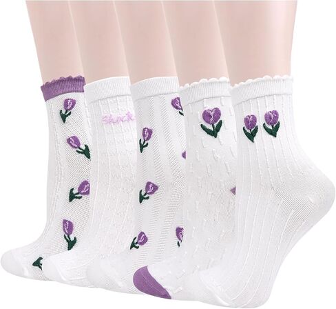 Benefeet Sox Cute Cotton Socks for Women and Girls Fun Cool Patterned Athletic Crew Socks Novelty Casual Dress Socks in Saudi Arabia