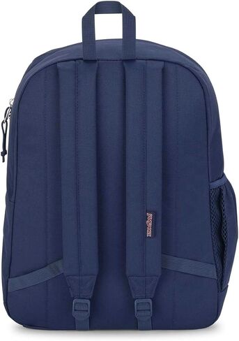 حقيبة ظهر JanSport Cross Town Plus - حجرة رئيسية كبيرة، جيب جانبي لزجاجة المياه، حقيبة كمبيوتر محمول مبطنة مقاس 15 بوصة - كحلي in Saudi Arabia