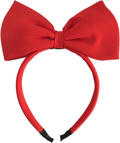 عصابة رأس على شكل فيونكة حمراء، غطاء رأس للهالوين، إكسسوارات شعر الأميرة اللطيفة للنساء in Kuwait