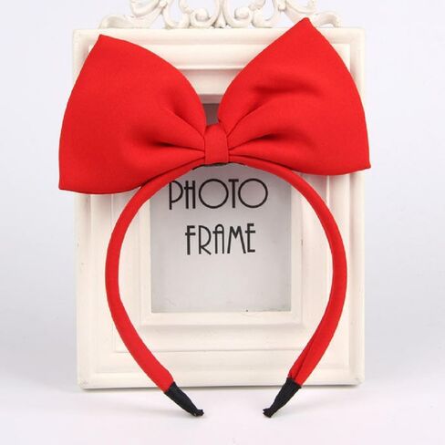 عصابة رأس على شكل فيونكة حمراء، غطاء رأس للهالوين، إكسسوارات شعر الأميرة اللطيفة للنساء in Kuwait