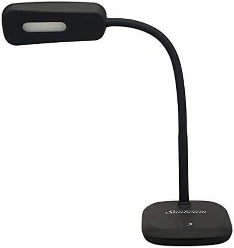 SUNBEAM Flexible Neck LED Desk LAMP Adjustable Light Energy Star Black in Kuwait