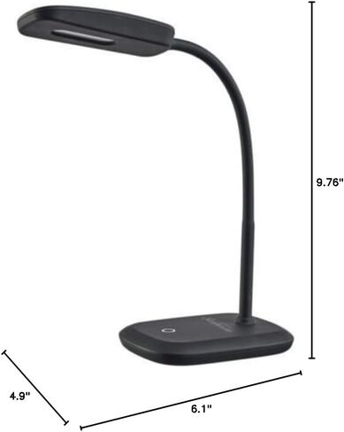 SUNBEAM Flexible Neck LED Desk LAMP Adjustable Light Energy Star Black in Kuwait