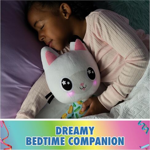 Gabby's Dollhouse Sleepy Time Pandy Paws Plush Toy, 13-Inch Stuffed Animal with Light-Up Cheeks, Kids Toys for Girls & Boys Ages 3+ in Kuwait