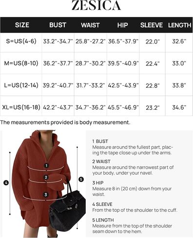 ZESICA Women's 2024 Long Sleeve Mini Sweater Dress Fall Quarter Zip Ribbed Knit Oversized Pullover Jumper Sweaters in Saudi Arabia
