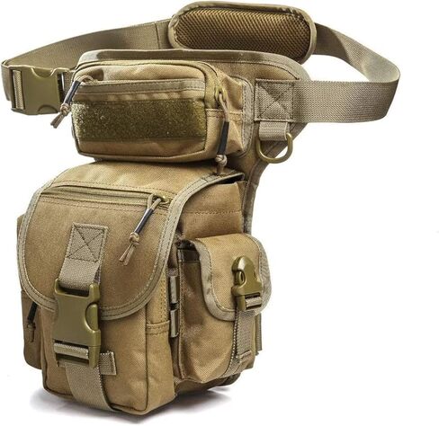 ANTARCTICA Waterproof Military Tactical Drop Leg Pouch Bag Type B Cross Over Leg Rig Outdoor Bike Cycling Hiking Thigh Bag in Kuwait