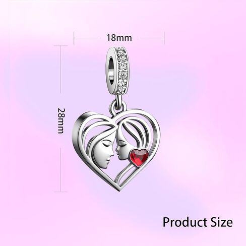 Mother Daughter Mom Women Bead Charms Compatible with Pandora Bracelets Christmas Halloween in Kuwait