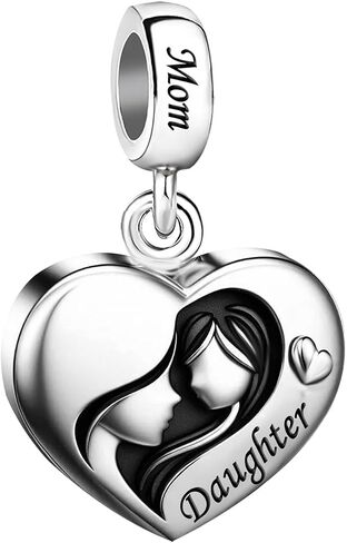 Mother Daughter Mom Women Bead Charms Compatible with Pandora Bracelets Christmas Halloween in Kuwait
