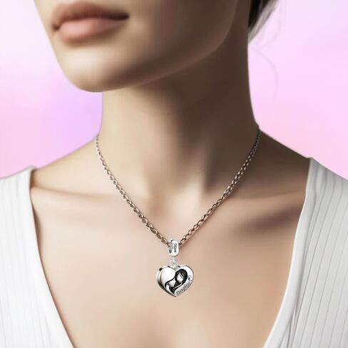 Mother Daughter Mom Women Bead Charms Compatible with Pandora Bracelets Christmas Halloween in Kuwait