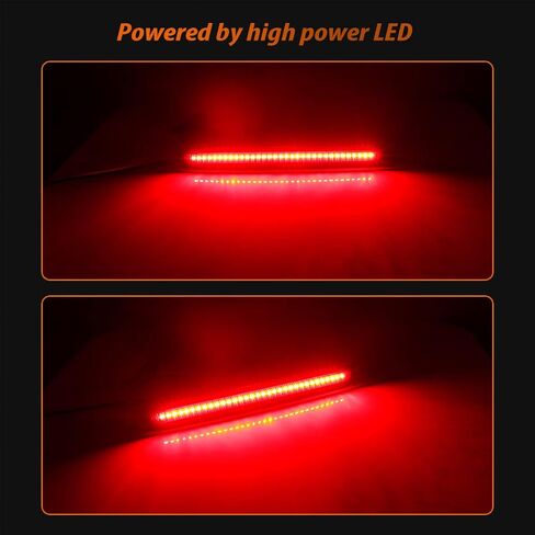 ADIIL Smoked Lens Rear Bumper Reflectors Light Kit For 2015-2022 Dodge Challenger in Saudi Arabia