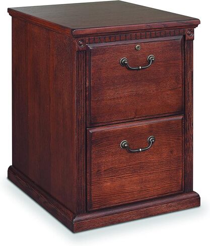 خزانة ملفات ذات درجين من Martin Furniture Huntington Oxford، درج ملفات تخزين المكتب، بني in Kuwait