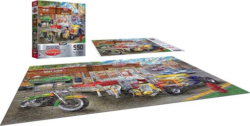 RoseArt - American Nostalgia - Hot Rod Garage - 550 Piece Jigsaw Puzzle for Adults in Kuwait