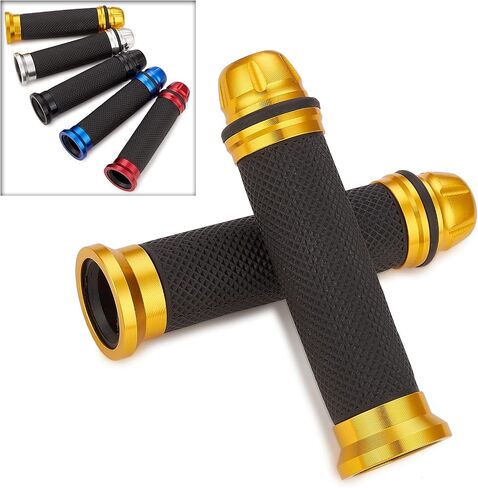 0186 Motorcycle Handlebar Grips 22/24mm for Pit Dirt Bike Honda Black in Saudi Arabia