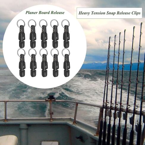 Heavy Tension Snap Release Clips for Weight Planer Board Kites Downrigger Trolling Fishing in Kuwait