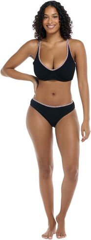 Skye Women's Mid Waist Full Coverage Bikini Bottom Swimsuit in Kuwait