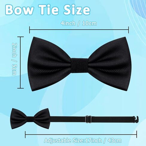 Boys Bow Tie, Kids Bow Ties for Boys 4-7, Pre-tied Clip on Kids Toddler Bowtie for Girls School Party Wedding Concert in Saudi Arabia