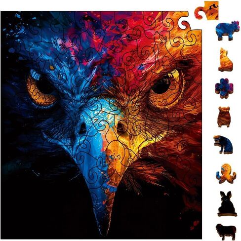 Wooden Puzzles Jigsaw Puzzles 286pcs DIY Puzzle for Adults and Kids Starry Sky Puzzles-Gift for Christmas, Home Decorations, and Mindful Play 11 * 11 Inch in Saudi Arabia