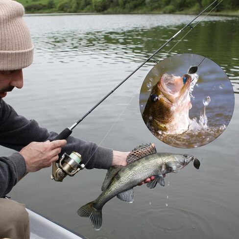 في اي بي مون مجموعة خطافات صيد السمك في المياه المالحة عالية الكربون، مجموعة خطافات صيد السمك غير الشائكة، مجموعة خطافات صيد السمك، خطافات اسماك محمولة في صندوق in Kuwait