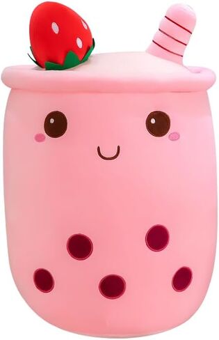 Cute Milk Tea Plush Toys, Stuffed Milk Tea Cup Plushie Pillow, Soft Cartoon Gift for Kids Home Decor (Coffee) in Saudi Arabia