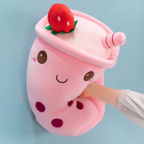 Cute Milk Tea Plush Toys, Stuffed Milk Tea Cup Plushie Pillow, Soft Cartoon Gift for Kids Home Decor (Coffee) in Saudi Arabia