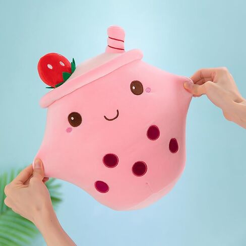 Cute Milk Tea Plush Toys, Stuffed Milk Tea Cup Plushie Pillow, Soft Cartoon Gift for Kids Home Decor (Coffee) in Saudi Arabia