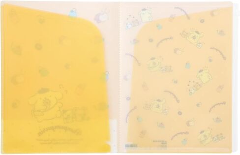 Mplan 001643-52 Pocket File Sanrio Characters Pompompurin A4 with Slider in Saudi Arabia