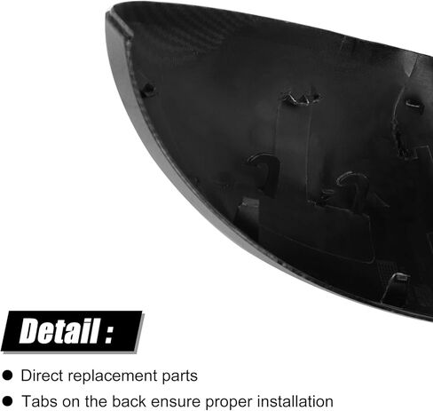 غطاء مرآة بديل مباشر أسود لامع لسيارة Nissan Altima 2019-2024، OEM #: 96374-6CA9A، نمط استبدال مباشر، وليس نمط الملصق (أسود) in Kuwait