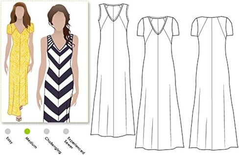Style Arc Sewing Pattern - Jacinta Knit Dress (Sizes 04-16) in Saudi Arabia