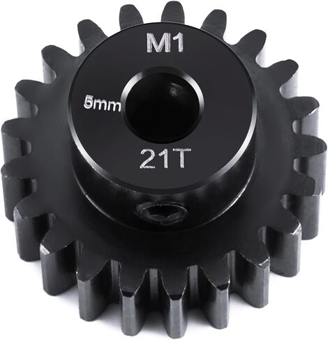 CrMo Steel 5mm M1 Pinion Gear 20T-25T Motor Gears for 1/8 ARRMA KRATON 6S 1/10 Arrma HSP Redcat Losi HPI E-Revo VXL MAXX (20T) in Saudi Arabia